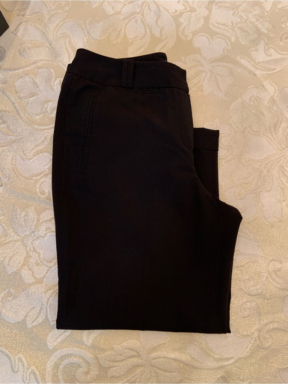 Women's Black Stretch pants - Classic Slim Fit